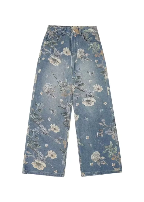 AtomicLook® Flower-Vibe Jeans