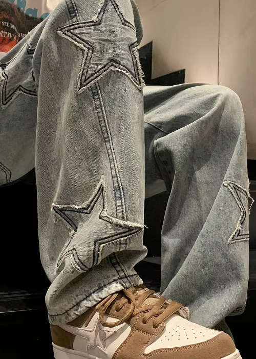 AtomicLook® Chrome Stars Jeans