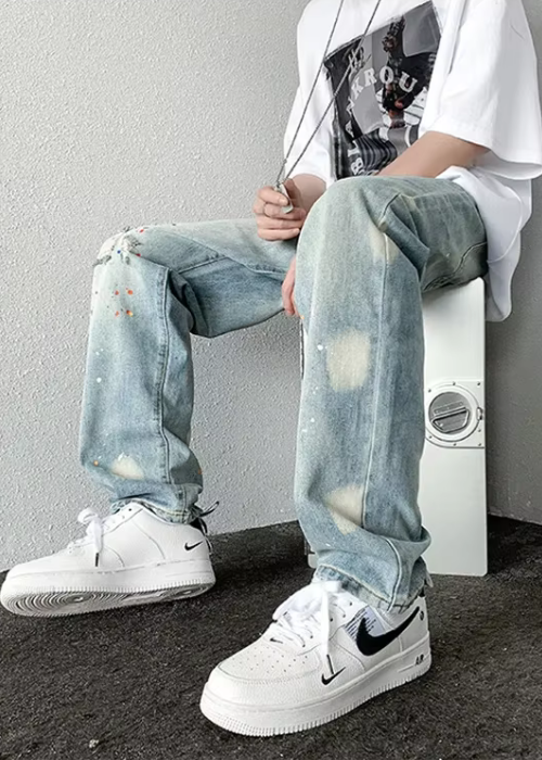 AtomicLook® Art Grafiti Baggy Jeans