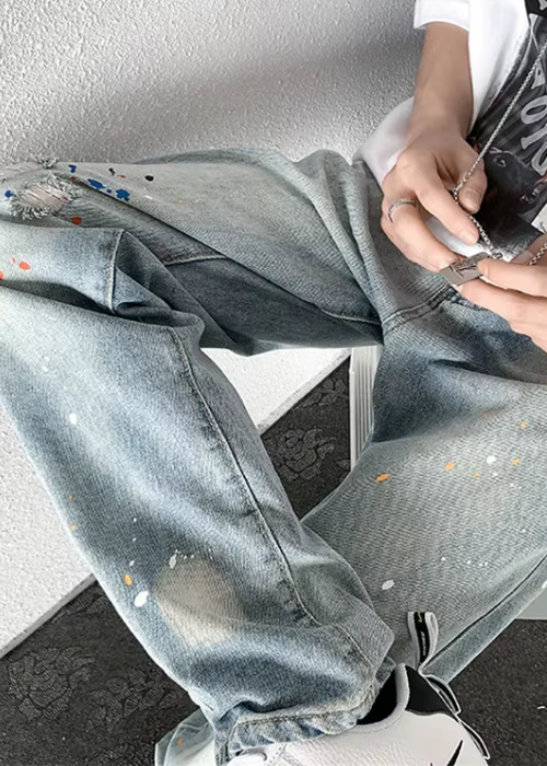 AtomicLook® Art Grafiti Baggy Jeans