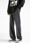 AtomicLook® Red Stripe Baggy Jeans
