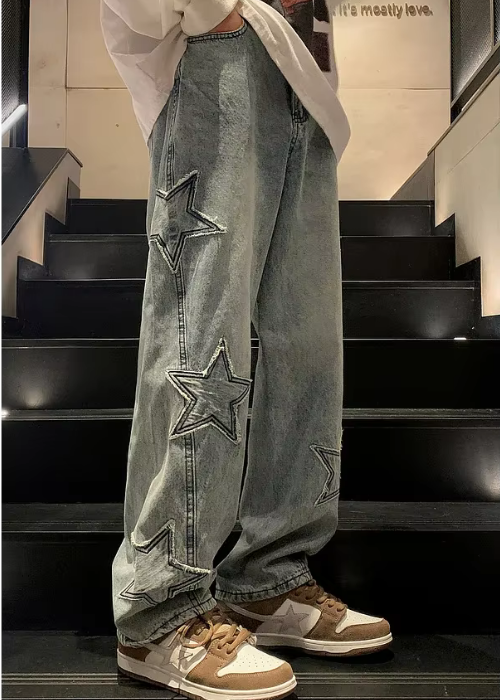 AtomicLook® Chrome Stars Jeans