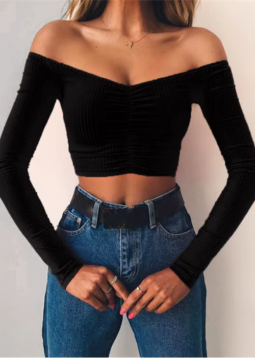 AtomicLook® Off Shoulder Crop Top