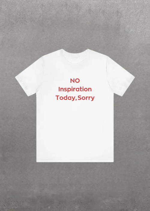 AtomicLook® NO INSPIRATION T-SHIRT