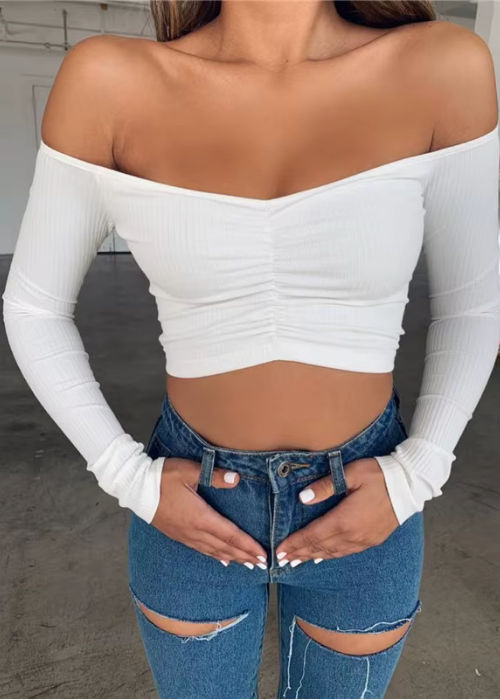 AtomicLook® Off Shoulder Crop Top