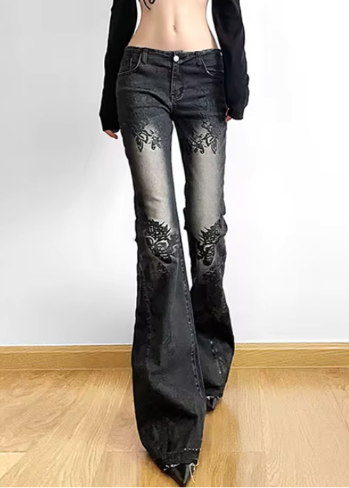 AtomicLook® Flower 20th Baggy Jeans