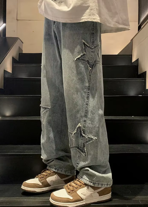 AtomicLook® Chrome Stars Jeans