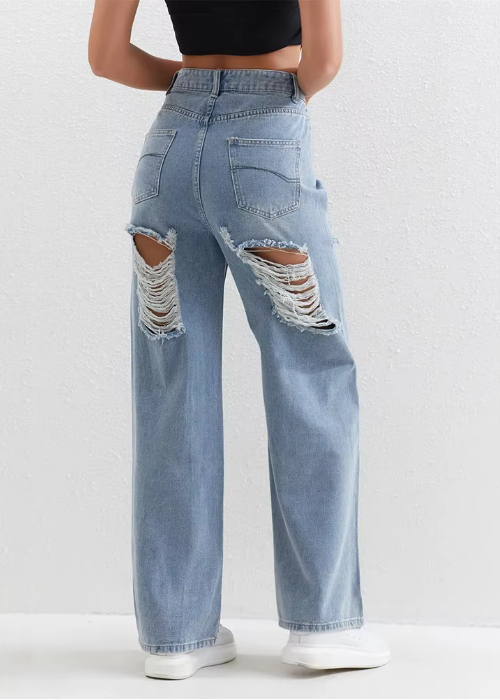 AtomicLook® Podarte Baggy Jeans