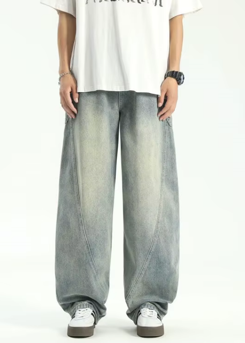 AtomicLook® Retro Oversize Baggy Jeans