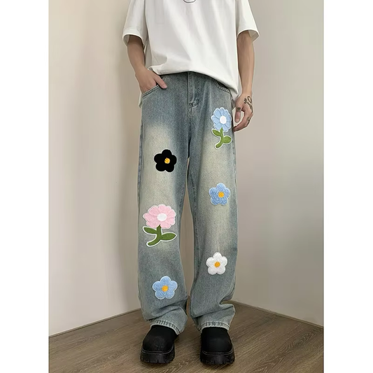 AtomicLook® Flower Jeans